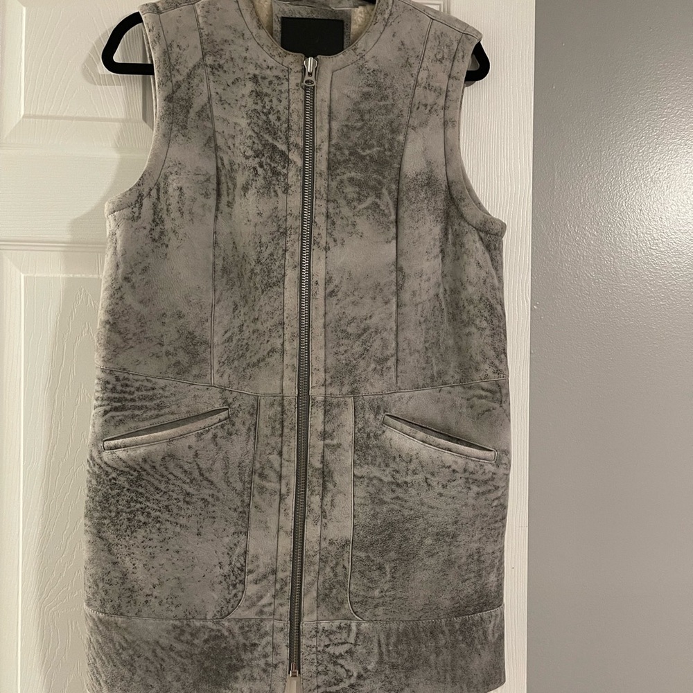 Alexandre McQueen 100% lamb skin fur vest